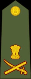 Lieutenant general(Held by paramilitary force commanders, corps commanders, major staff officers at army headquarters, and other extremely significant posts.)